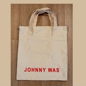 JOHNNY WAS CANVAS TOTE